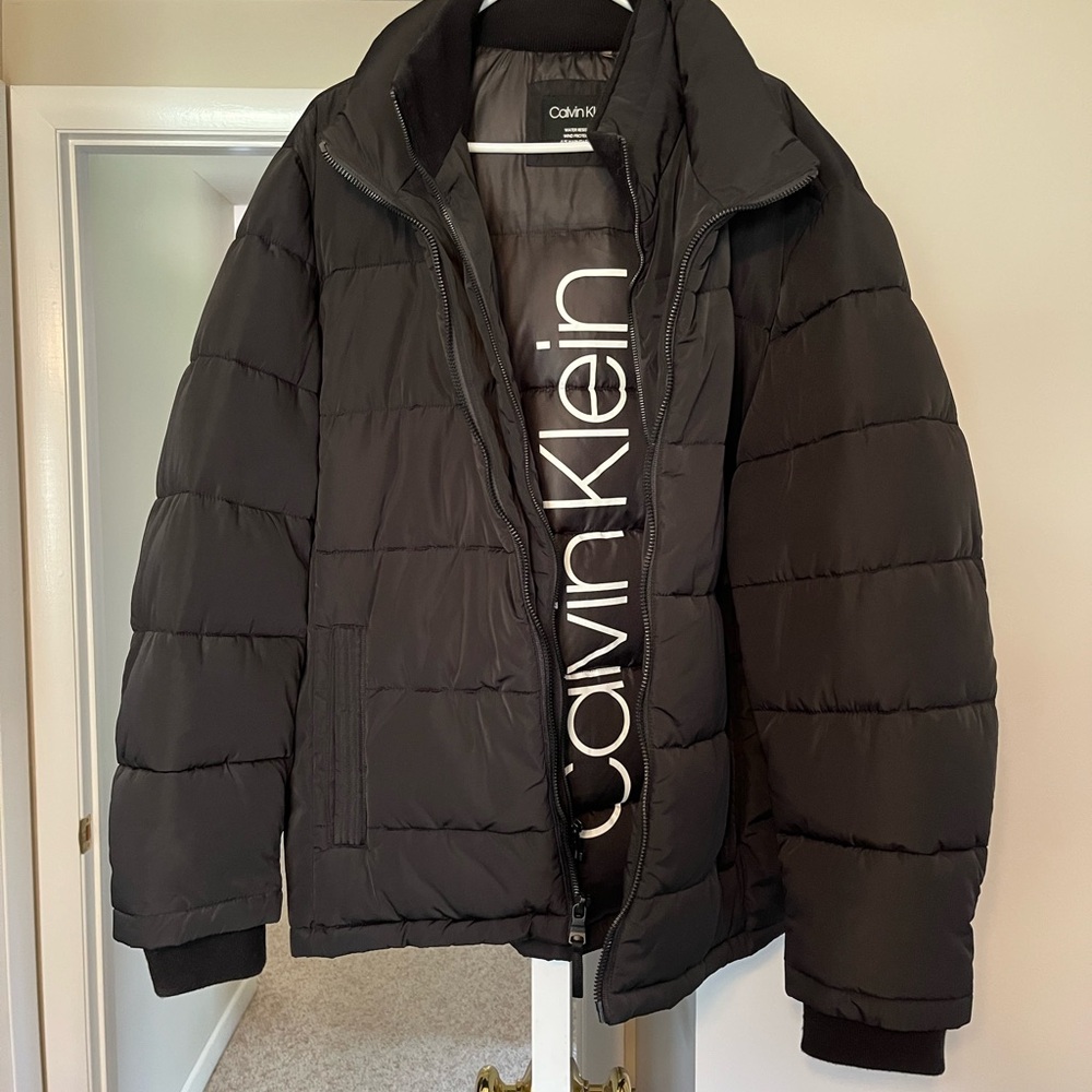 Calvin Klein Men's Black Puffer Jacket NWOT